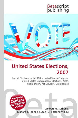 United States Elections, 2007