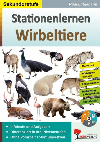 Stationenlernen Wirbeltiere