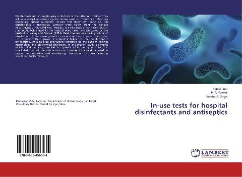 In-use tests for hospital disinfectants and antiseptics
