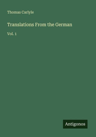 Translations From the German