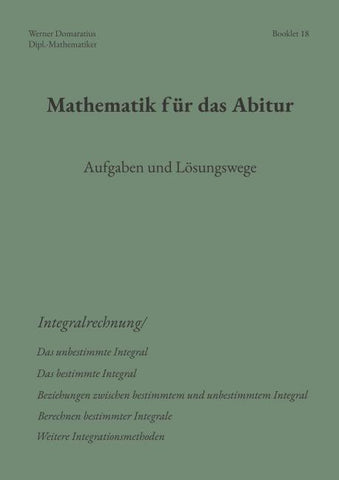 Mathematik für das Abitur