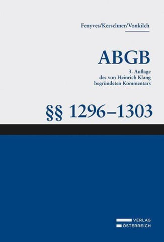 Großkommentar zum ABGB - Klang Kommentar