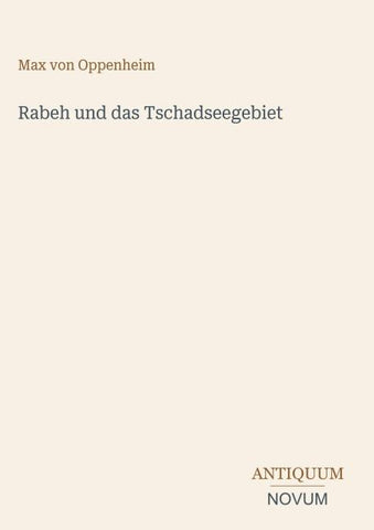 Rabeh und das Tschadseegebiet
