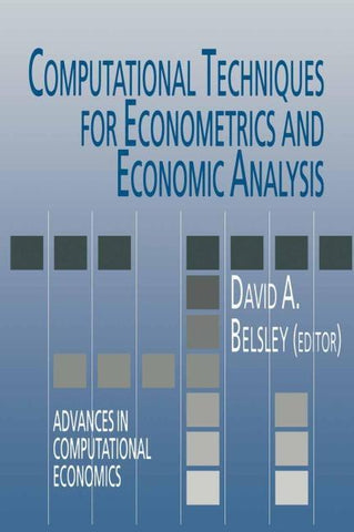 Computational Techniques for Econometrics and Economic Analysis