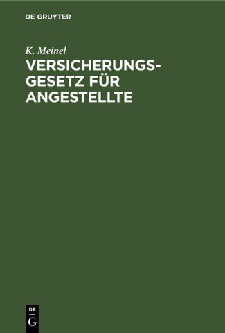 Versicherungsgesetz für Angestellte