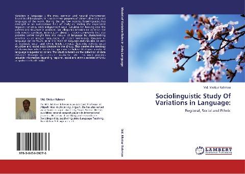 Sociolinguistic Study Of Variations in Language: