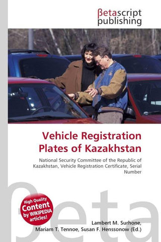 Vehicle Registration Plates of Kazakhstan