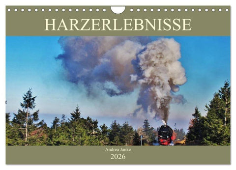 Harzerlebnisse (Wandkalender 2026 DIN A4 quer), CALVENDO Monatskalender