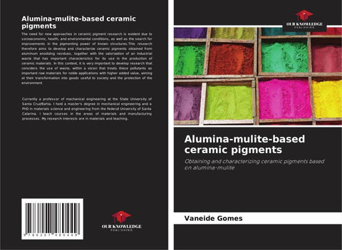 Alumina-mulite-based ceramic pigments