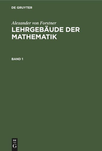 Lehrbuch der niederen Arithmetik