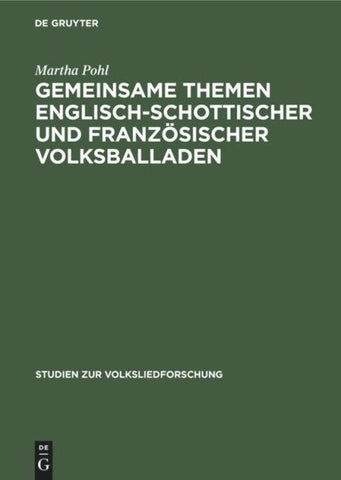 Gemeinsame Themen englisch-schottischer und französischer Volksballaden