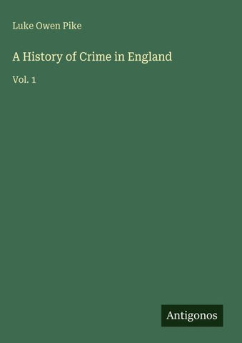 A History of Crime in England
