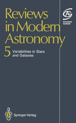 Reviews in Modern Astronomy