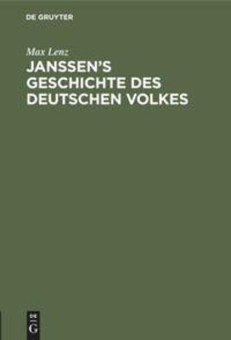 Janssen’s Geschichte des deutschen Volkes