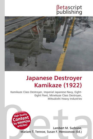 Japanese Destroyer Kamikaze (1922)