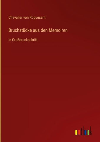 Bruchstücke aus den Memoiren