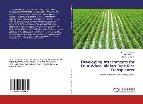 Developing Attachments for Four-Wheel Riding Type Rice Transplanter