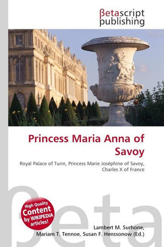 Princess Maria Anna of Savoy
