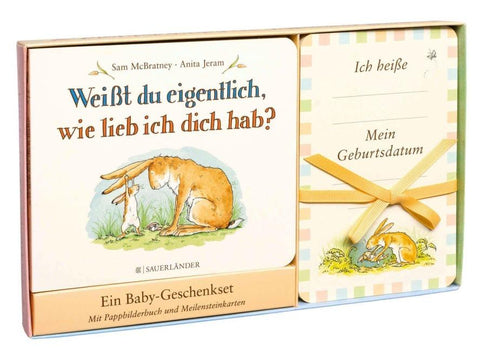 Weißt du eigentlich, wie lieb ich dich hab? Ein Baby-Geschenkset