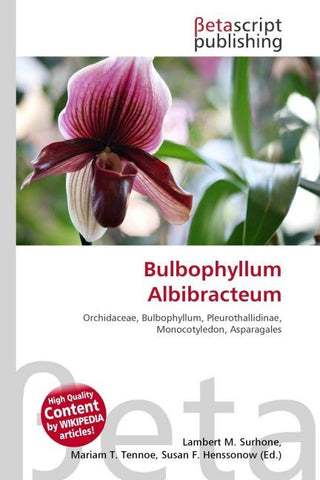 Bulbophyllum Albibracteum