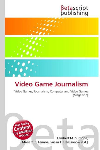 Video Game Journalism