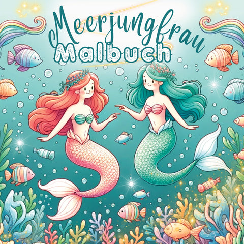 Mein Meerjungfrau Malbuch für Mädchen ab 4 Jahren