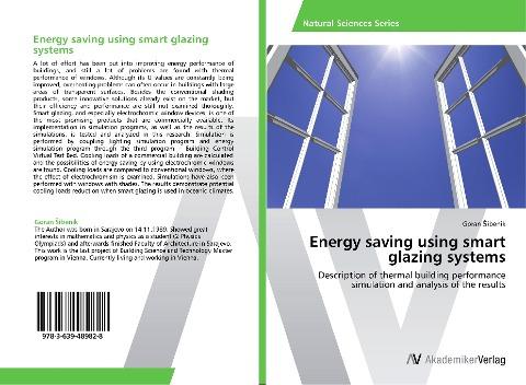 Energy saving using smart glazing systems
