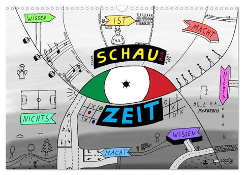 SchauZeit (Wandkalender 2026 DIN A3 quer), CALVENDO Monatskalender