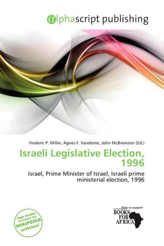 Israeli Legislative Election, 1996