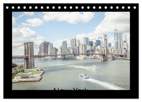 New York (Tischkalender 2026 DIN A5 quer), CALVENDO Monatskalender