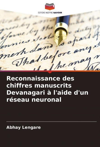 Reconnaissance des chiffres manuscrits Devanagari à l'aide d'un réseau neuronal