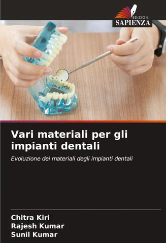 Vari materiali per gli impianti dentali