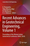 Recent Advances in Geotechnical Engineering, Volume 1