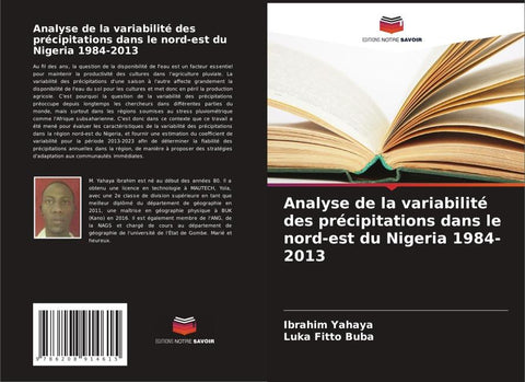 Analyse de la variabilité des précipitations dans le nord-est du Nigeria 1984-2013