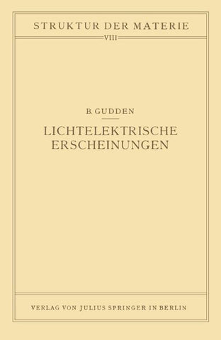 Lichtelektrische Erscheinungen