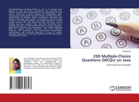 200 Multiple-Choice Questions (MCQs) on Java