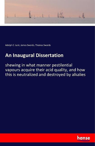 An Inaugural Dissertation
