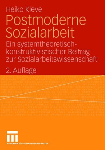 Postmoderne Sozialarbeit