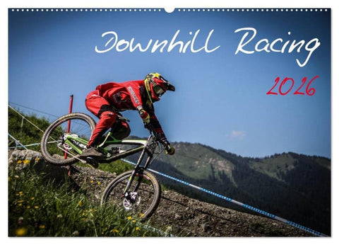 Downhill Racing 2026 (Wandkalender 2026 DIN A2 quer), CALVENDO Monatskalender