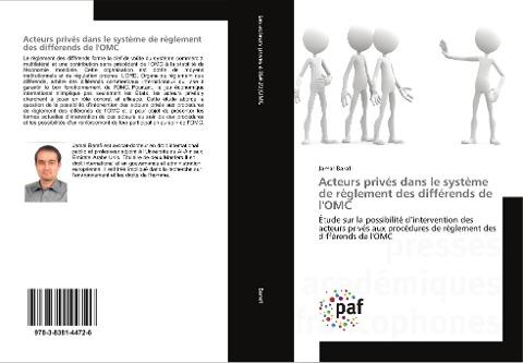Acteurs privés dans le système de règlement des différends de l'OMC