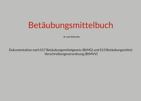 Betäubungsmittelbuch