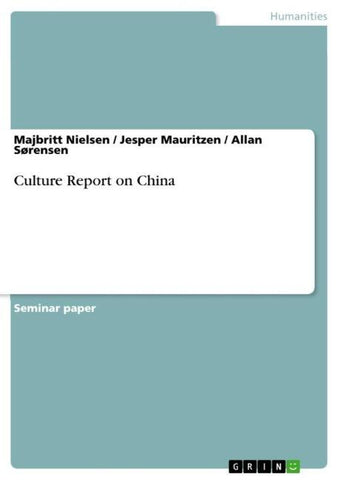 Culture Report on China