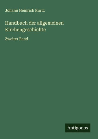 Handbuch der allgemeinen Kirchengeschichte