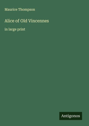 Alice of Old Vincennes