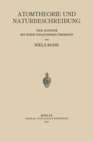 Atomtheorie und Naturbeschreibung