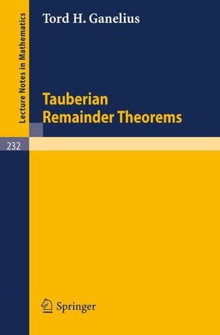 Tauberian Remainder Theorems
