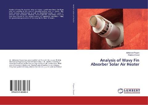 Analysis of Wavy Fin Absorber Solar Air Heater