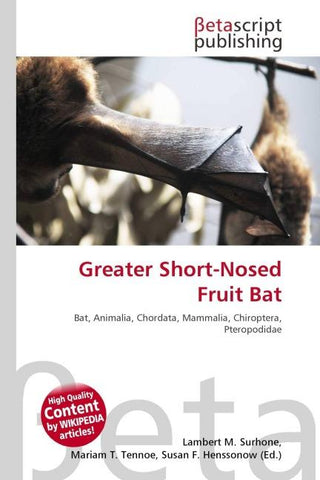 Greater Short-Nosed Fruit Bat