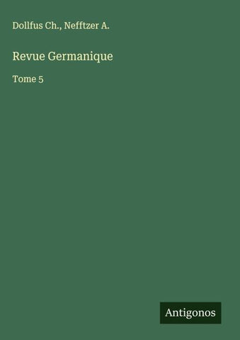 Revue Germanique