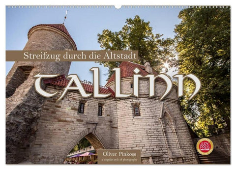 Tallinn - Streifzug durch die Altstadt (Wandkalender 2026 DIN A2 quer), CALVENDO Monatskalender